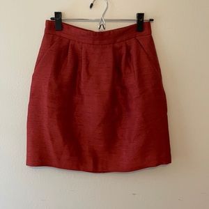H&M red skirt